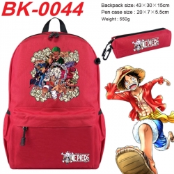 One Piece Anime backpack penci...