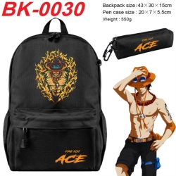 One Piece Anime backpack penci...