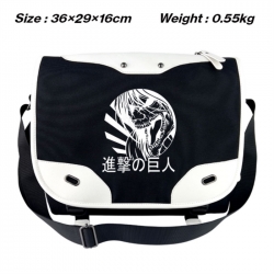 Shingeki no Kyojin Black and w...