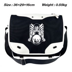 Shingeki no Kyojin Black and w...