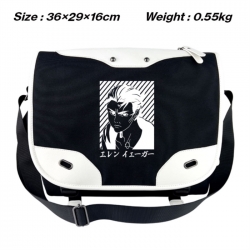 Shingeki no Kyojin Black and w...