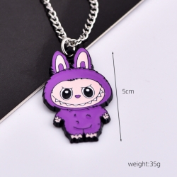 LABUBU Anime cartoon metal nec...
