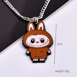LABUBU Anime cartoon metal nec...