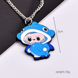 LABUBU Anime cartoon metal nec...