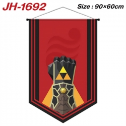 The Legend of Zelda Anime peripheral full-color printing with hanging rope flag 90X60CM