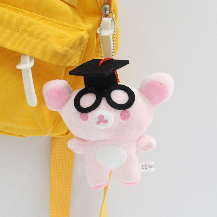 Rilakkuma Crystal Super Soft PP Cotton Plush Toy Pendant 11x9x6cm  price for 5 pcs