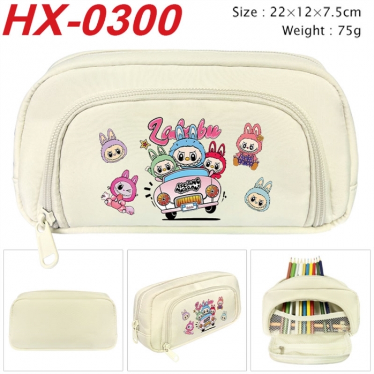 Labubu Anime 3D pencil case with insulation layer Pencil Bag 22X15X7.5CM