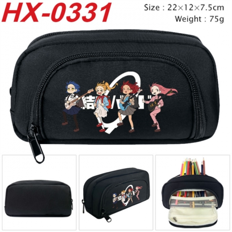 BOCCHI THE ROCK!  Anime 3D pencil case with insulation layer Pencil Bag 22X15X7.5CM