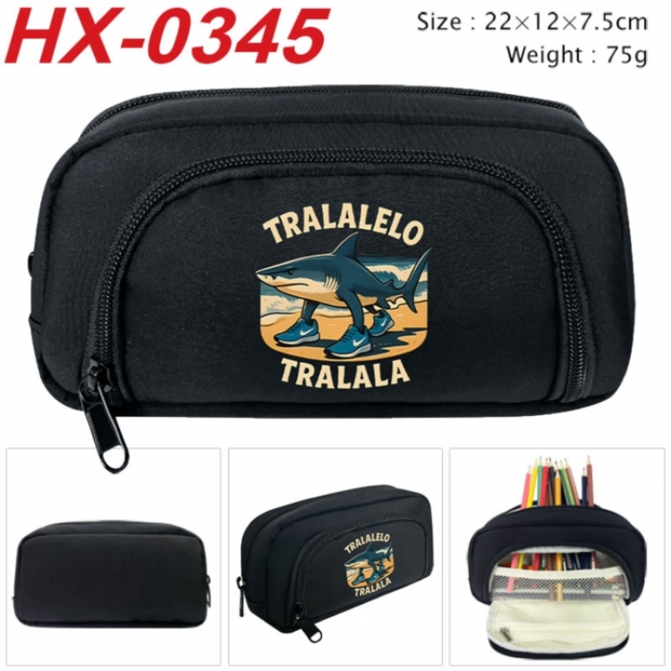 The Book of Mountains and Seas Anime 3D pencil case with insulation layer Pencil Bag 22X15X7.5CM