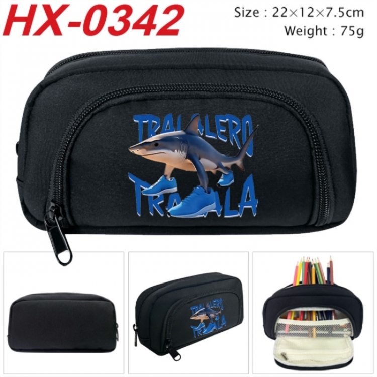 The Book of Mountains and Seas Anime 3D pencil case with insulation layer Pencil Bag 22X15X7.5CM