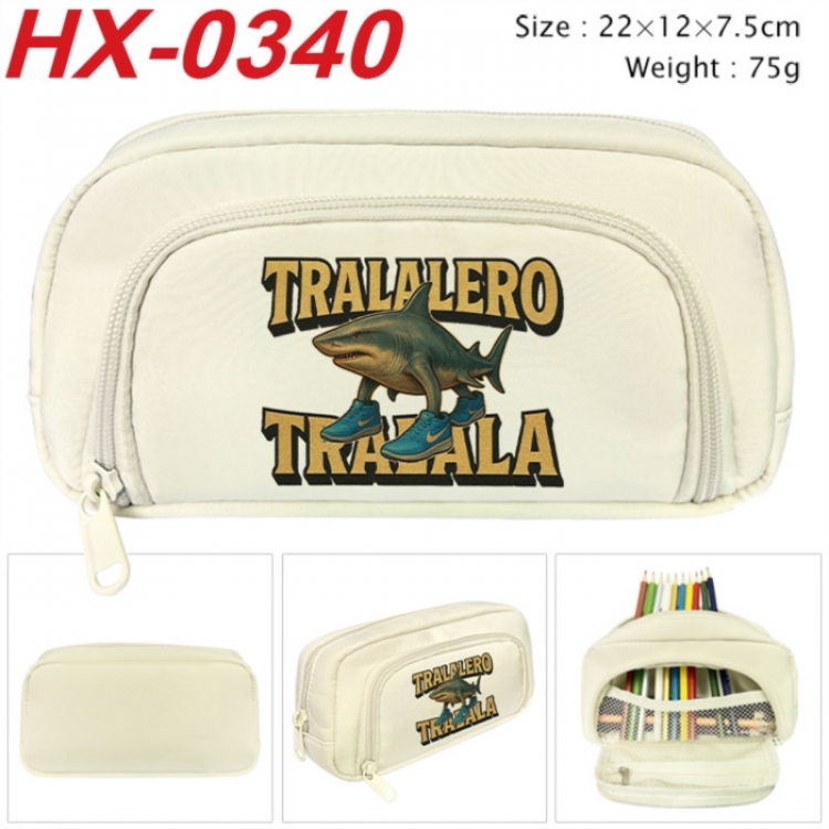 The Book of Mountains and Seas Anime 3D pencil case with insulation layer Pencil Bag 22X15X7.5CM