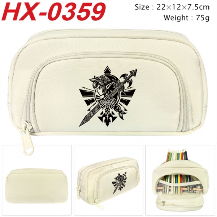 The Legend of Zelda Anime 3D pencil case with insulation layer Pencil Bag 22X15X7.5CM
