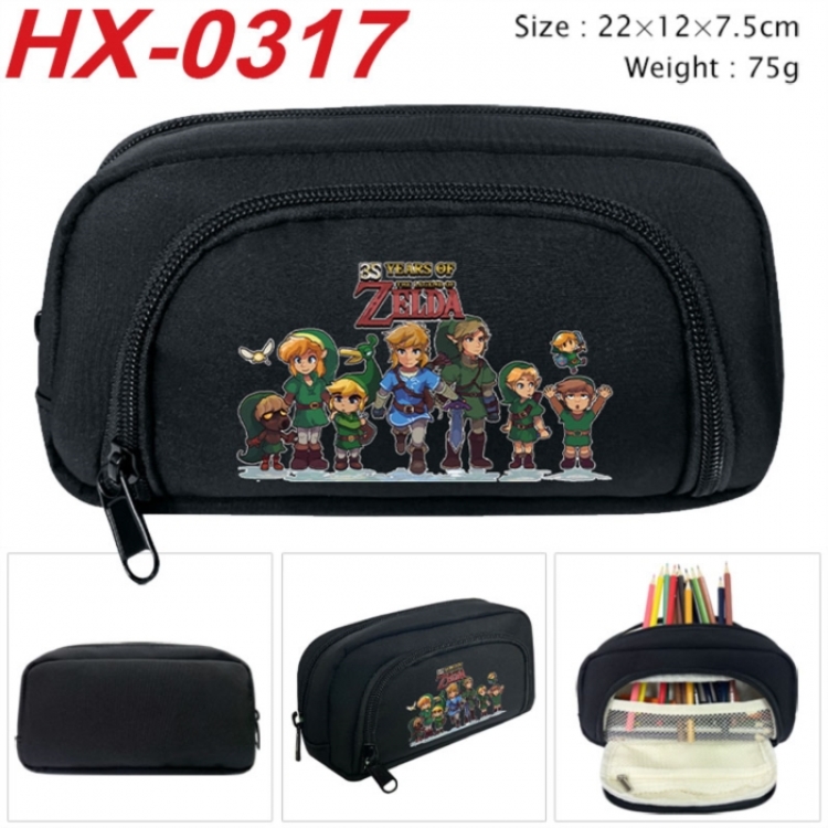 The Legend of Zelda Anime 3D pencil case with insulation layer Pencil Bag 22X15X7.5CM