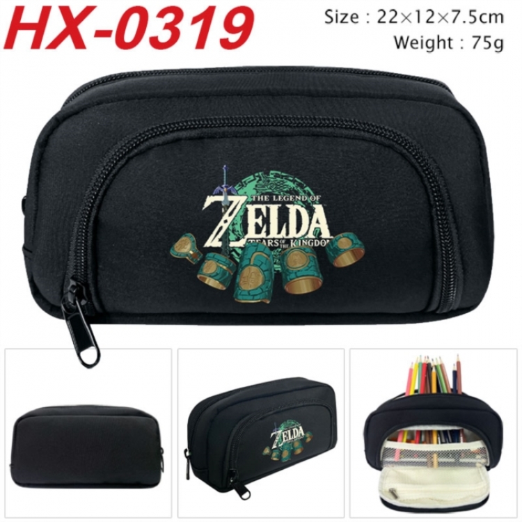 The Legend of Zelda Anime 3D pencil case with insulation layer Pencil Bag 22X15X7.5CM