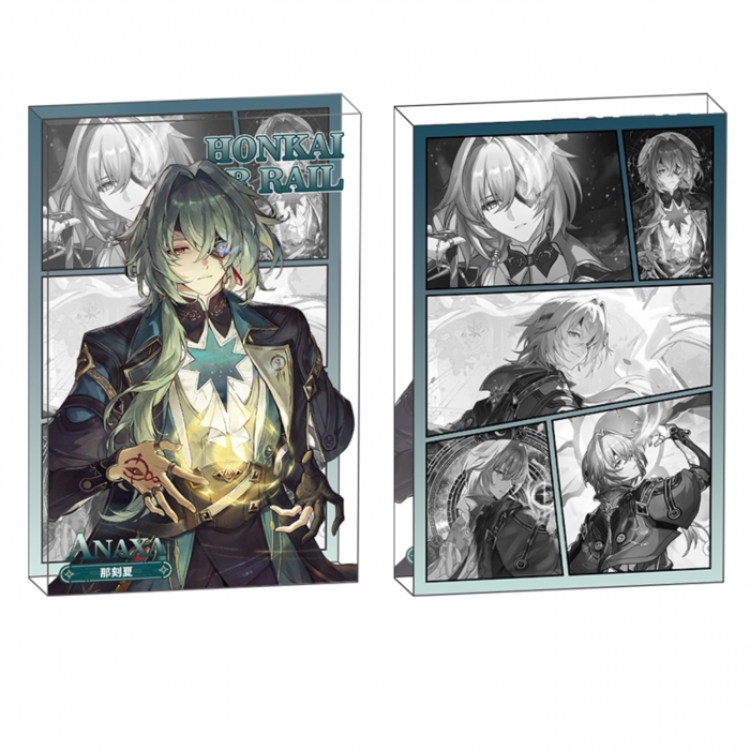 Honkai: Star Rail Anime game acrylic card brick desktop decoration 8X12X1.2cm