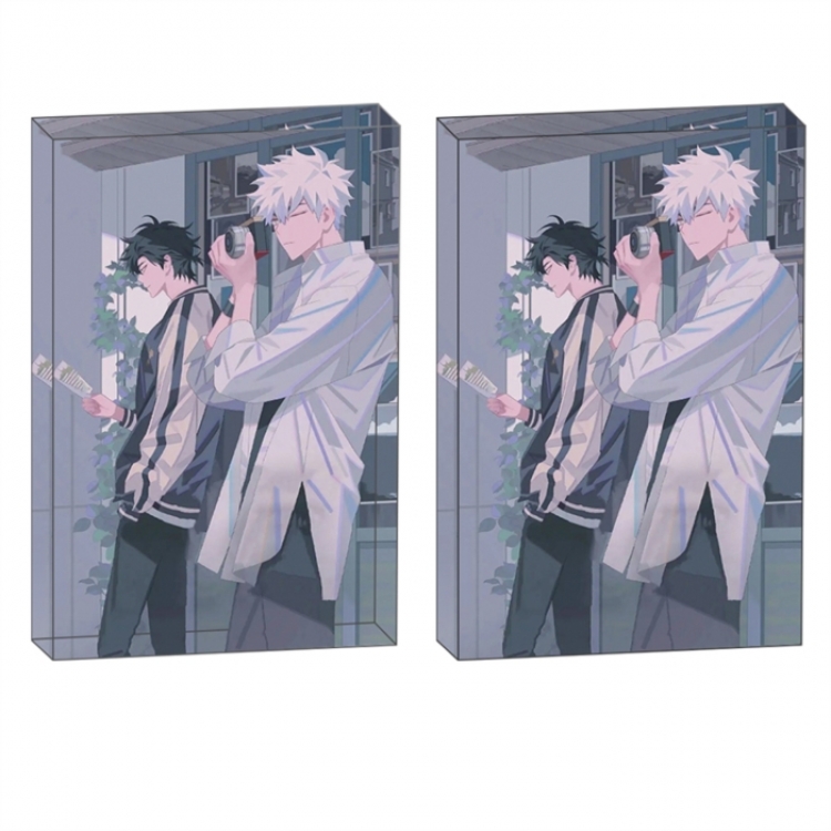 Time agent Anime game acrylic card brick desktop decoration 8X12X1.2cm