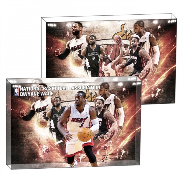 Wade Anime game acrylic card brick desktop decoration 8X12X1.2cm