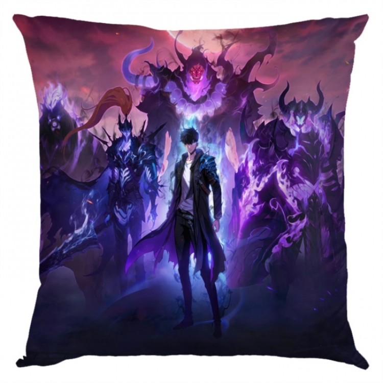 Solo Leveling:Arise Anime square full-color pillow cushion 45X45CM NO FILLING 