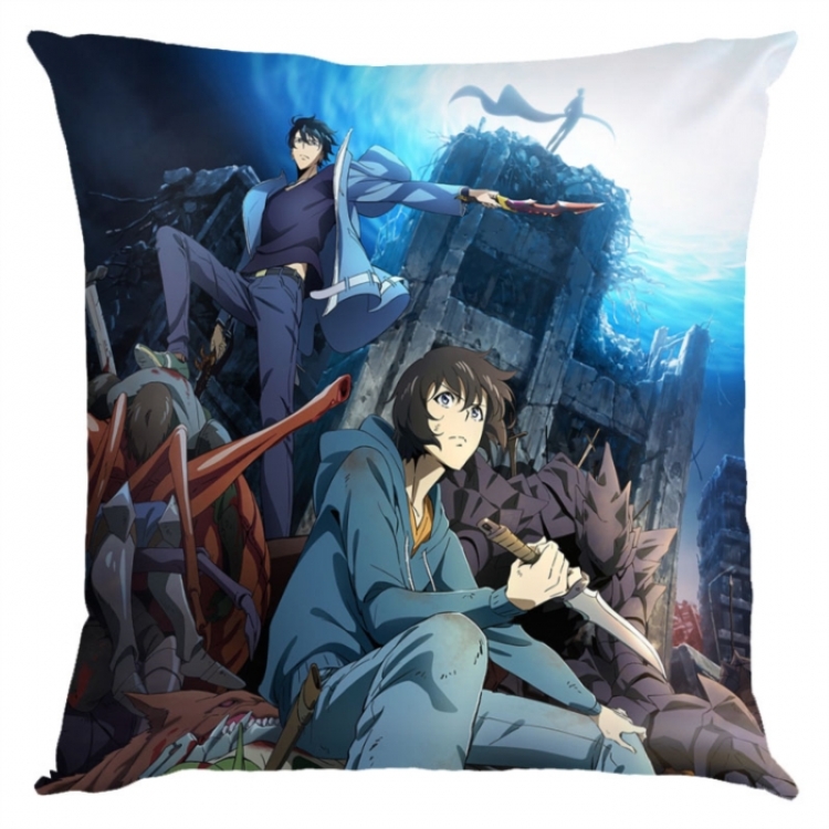 Solo Leveling:Arise Anime square full-color pillow cushion 45X45CM NO FILLING 
