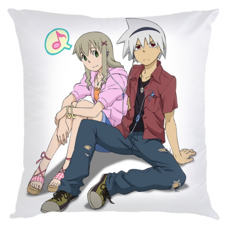 Soul Eater Anime square full-color pillow cushion 45X45CM NO FILLING 