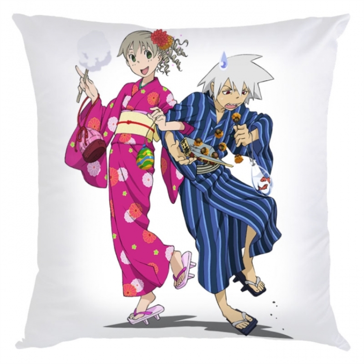 Soul Eater Anime square full-color pillow cushion 45X45CM NO FILLING 