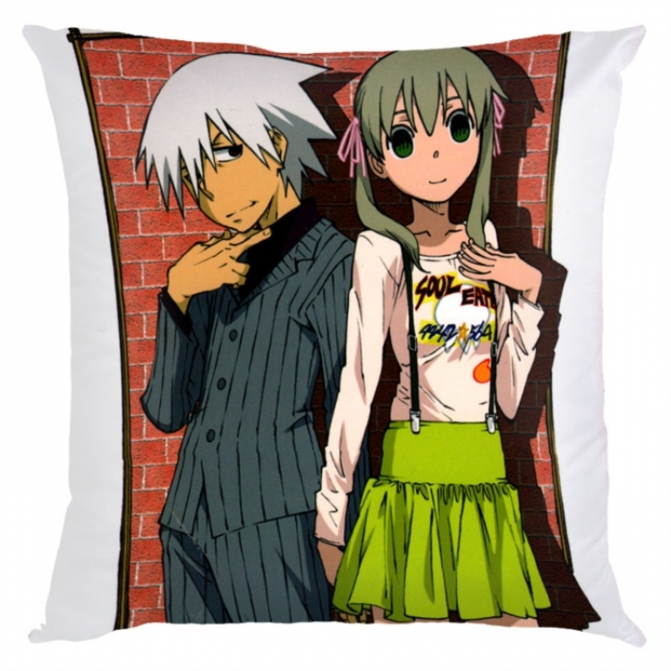 Soul Eater Anime square full-color pillow cushion 45X45CM NO FILLING 