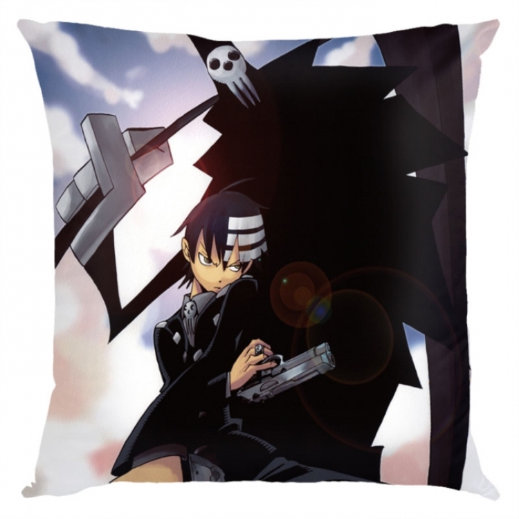 Soul Eater Anime square full-color pillow cushion 45X45CM NO FILLING 