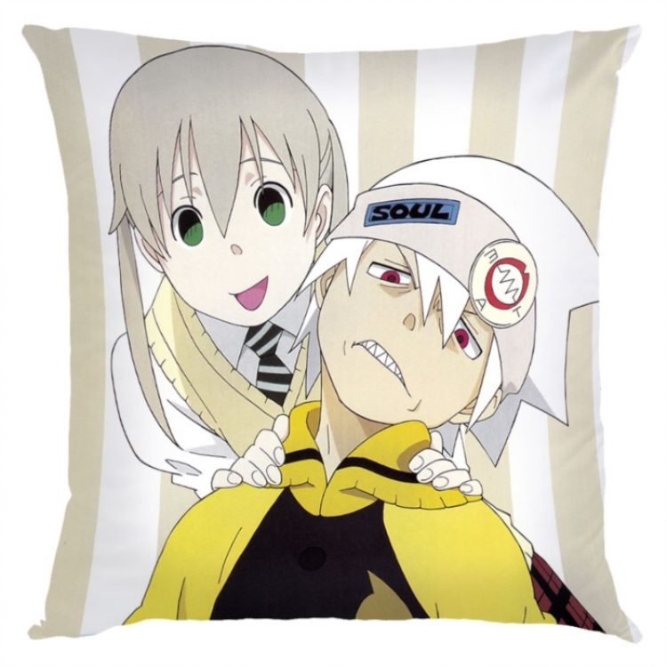 Soul Eater Anime square full-color pillow cushion 45X45CM NO FILLING 