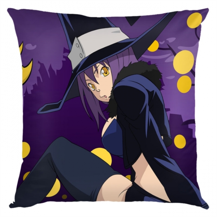 Soul Eater Anime square full-color pillow cushion 45X45CM NO FILLING 