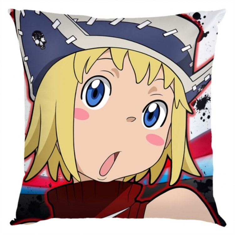 Soul Eater Anime square full-color pillow cushion 45X45CM NO FILLING 