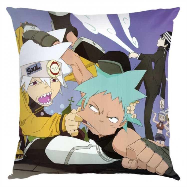 Soul Eater Anime square full-color pillow cushion 45X45CM NO FILLING 