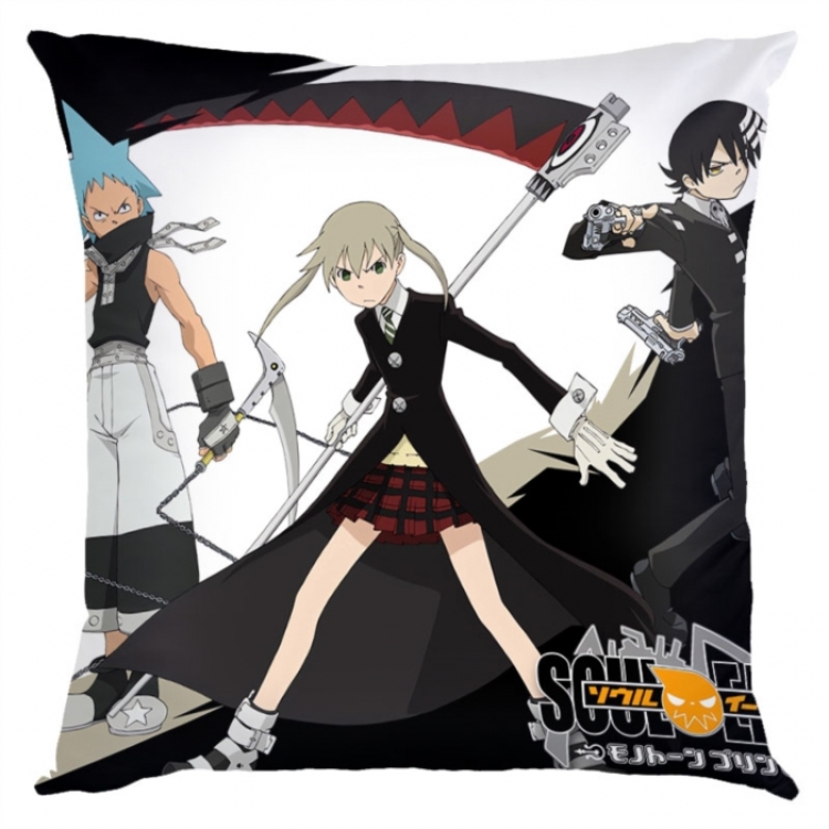 Soul Eater Anime square full-color pillow cushion 45X45CM NO FILLING 
