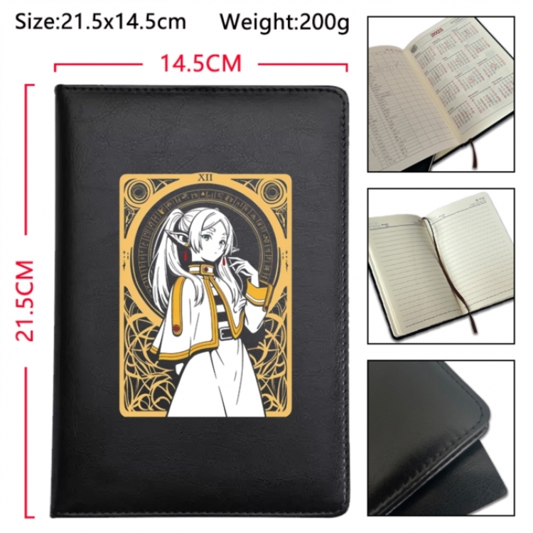 Frieren: Beyond Journey's Anime Printed PU Car Thread Notebook Hard Cover 21.5x14.5cm