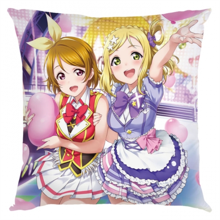 LoveLive Anime square full-color pillow cushion 45X45CM NO FILLING 