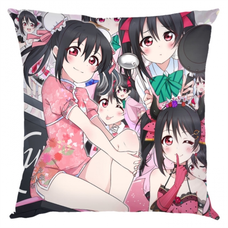 LoveLive  Anime square full-color pillow cushion 45X45CM NO FILLING 
