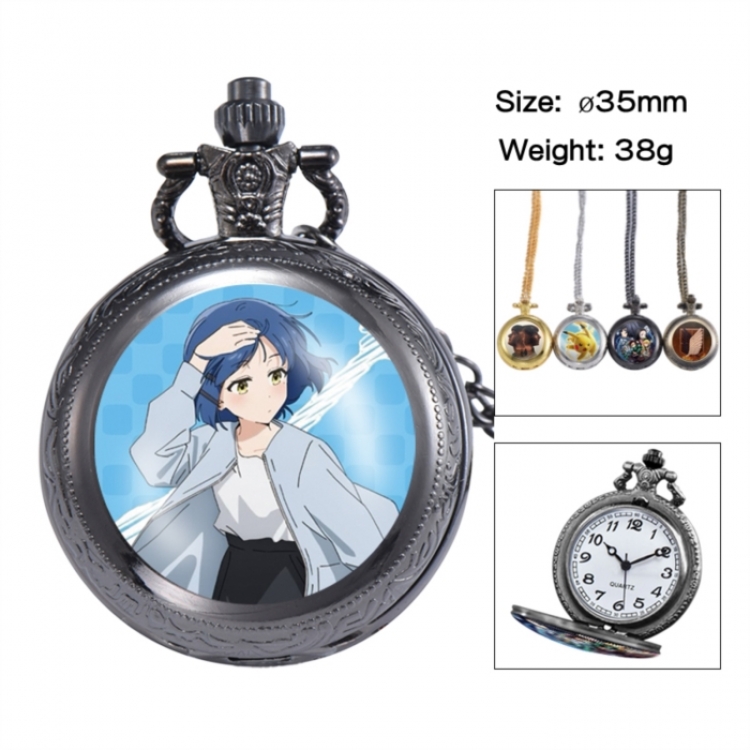 BOCCHI THE ROCK! Anime peripheral European and American retro flip pocket watch 35mm