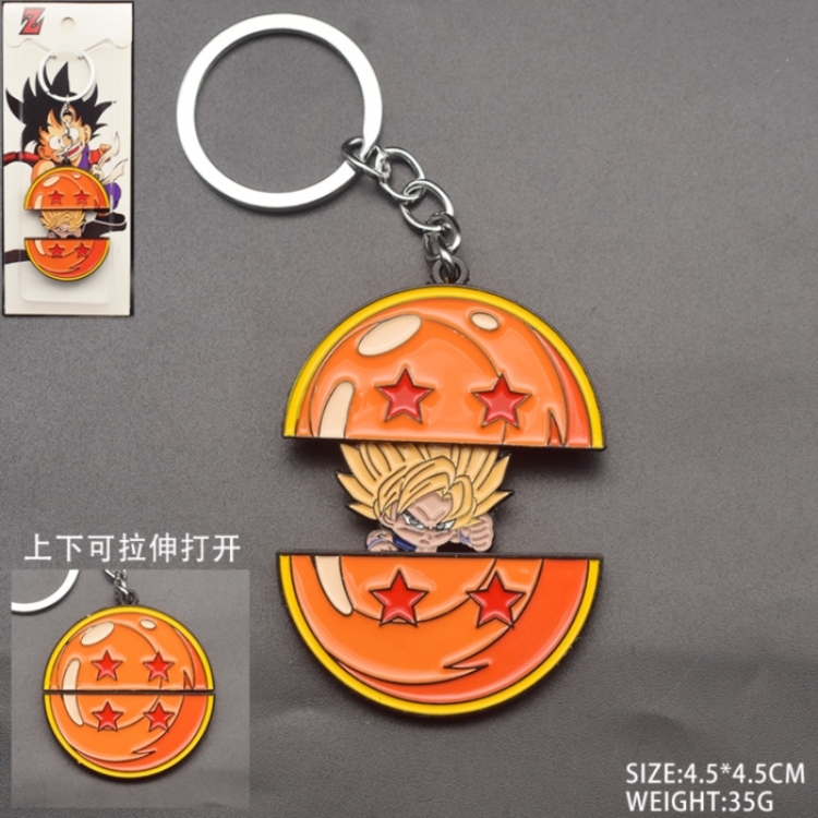 DRAGON BALL Anime peripheral retractable keychain