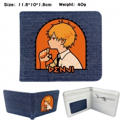 Chainsaw man Anime denim foldi...