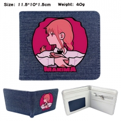 Chainsaw man Anime denim foldi...