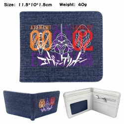 EVA  Anime denim folding full-...