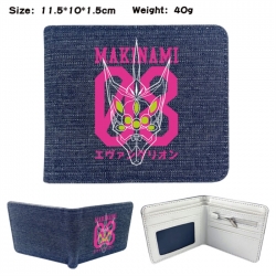 EVA  Anime denim folding full-...