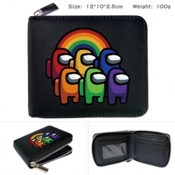 Among us Anime zipper black le...