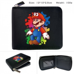 Super Mario Anime zipper black...