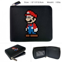 Super Mario Anime zipper black...