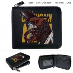 Chainsaw man Anime zipper blac...