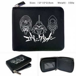 EVA Anime zipper black leather...