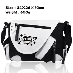 straykids Anime PU Colorblock ...