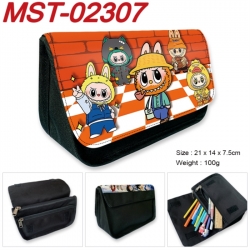 Labubu Anime Velcro canvas zip...
