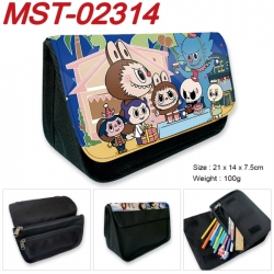 Labubu Anime Velcro canvas zip...