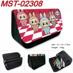 Labubu Anime Velcro canvas zip...
